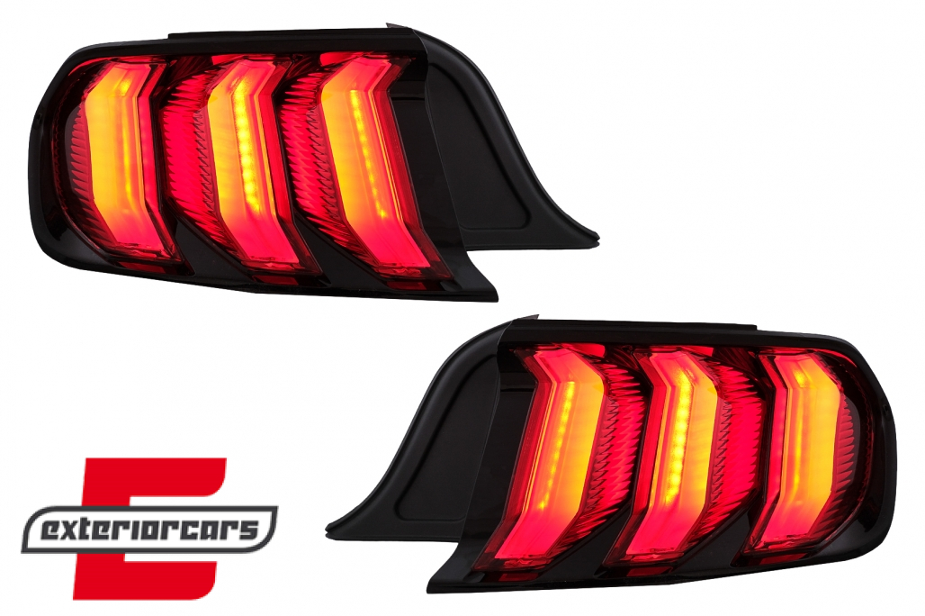 Full LED stražnja svjetla SEQ žmigavci (crvena) / Ford Mustang VI S550 (2015-2022) - Slika 2