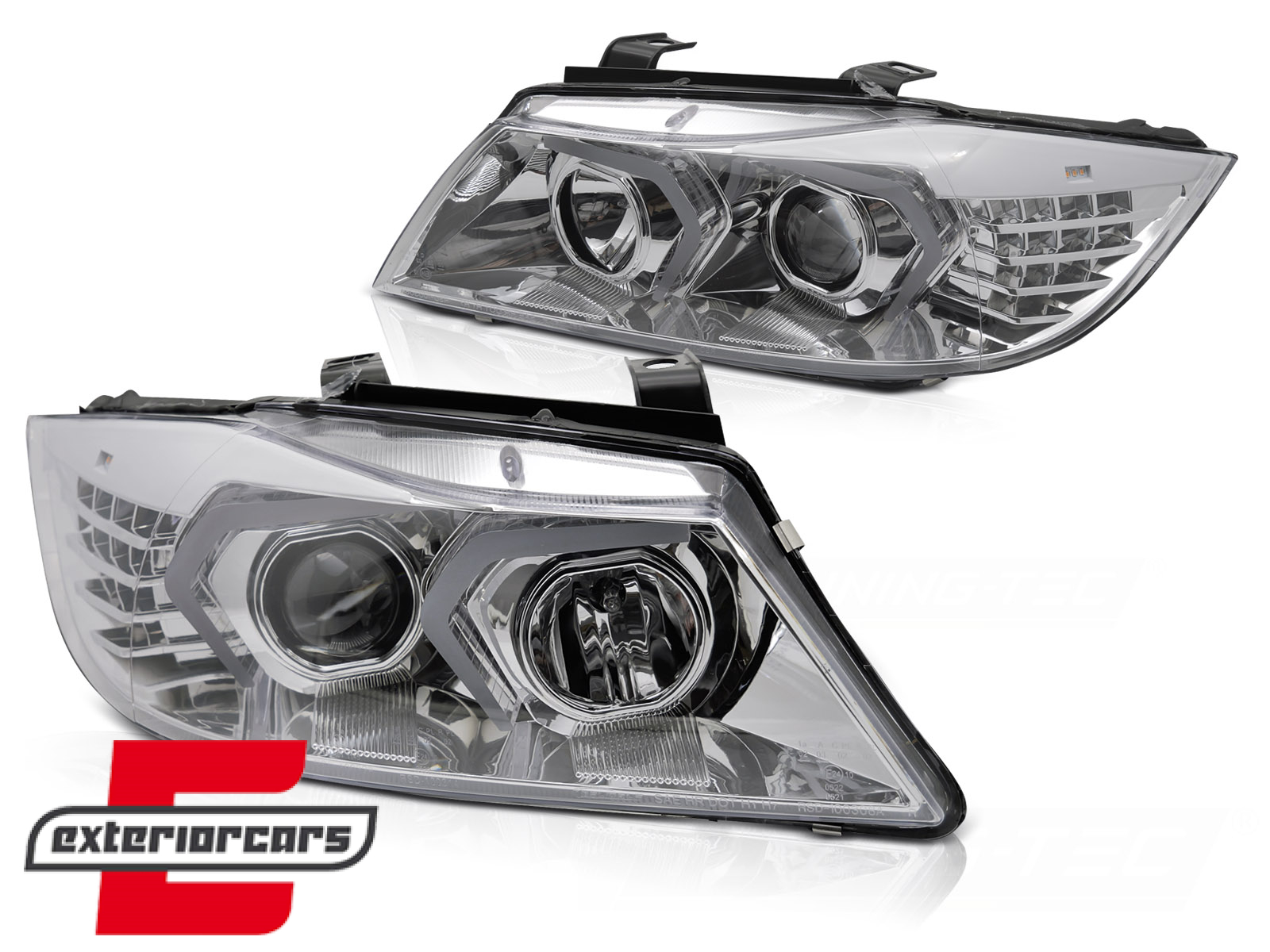 Prednja svjetla LED žmigavci (chrome) / BMW serije 3 E90 limuzina E91 karavan (03.2005-08.2008) - Slika 2