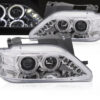Prednja svjetla Angel Eyes (chrome) / Citroen Xsara (1997-2000)