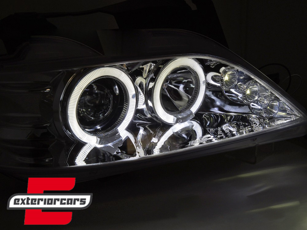 Prednja svjetla Angel Eyes (chrome) / Citroen Xsara (1997-2000) - Slika 3