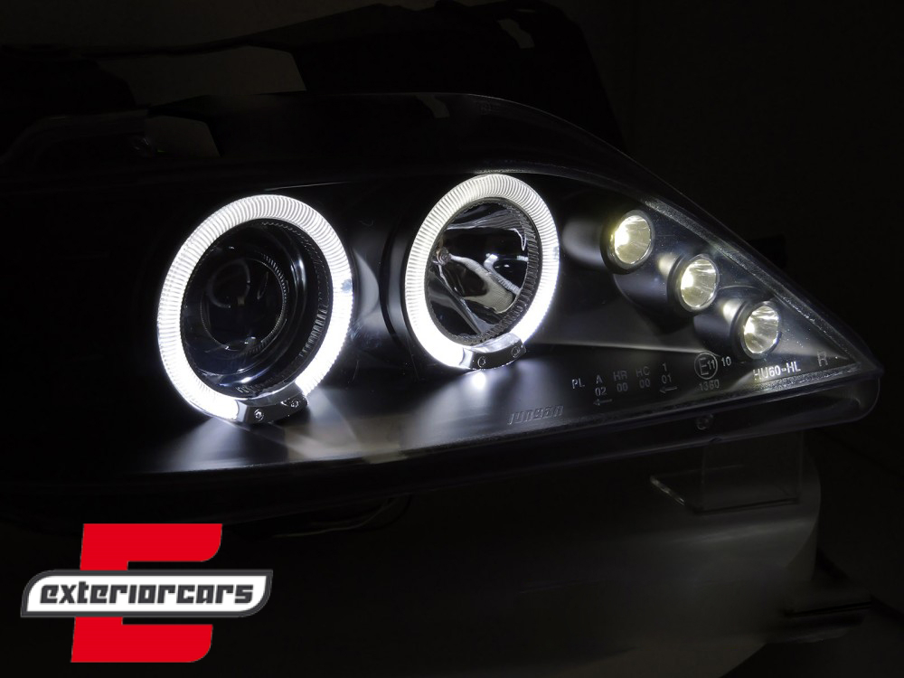 Prednja svjetla Angel Eyes (crna) / Citroen Xsara (1997-2000) - Slika 3