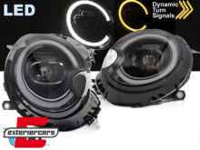 Full LED prednja svjetla SEQ žmigavci / MINI COOPER R55 R56 R57 R58 R59 (2006-2015)
