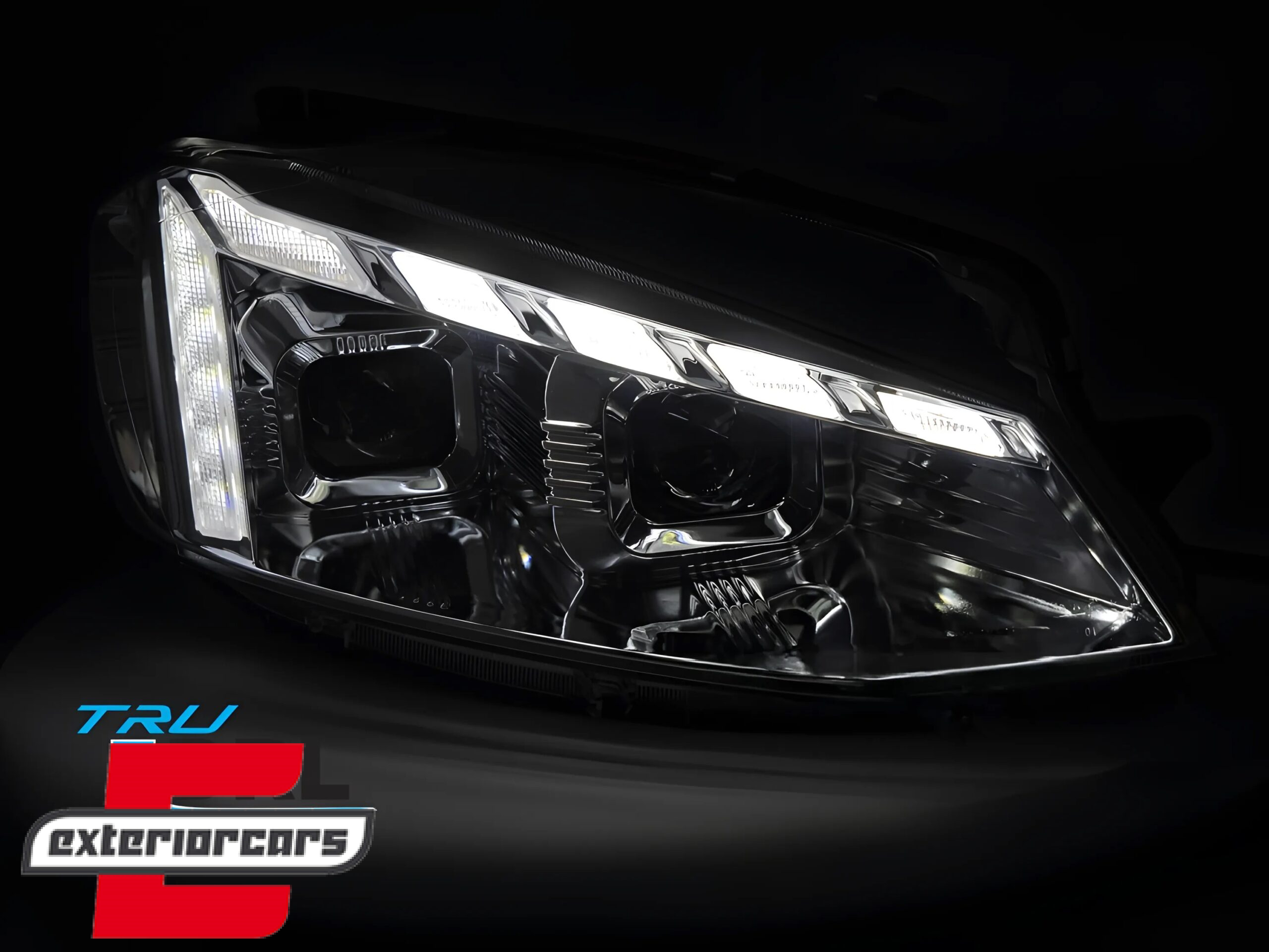 Full LED prednja svjetla LED DRL SEQ žmigavci (chrome) / VW Golf 7.5 Facelift (2017-2019) - Slika 4