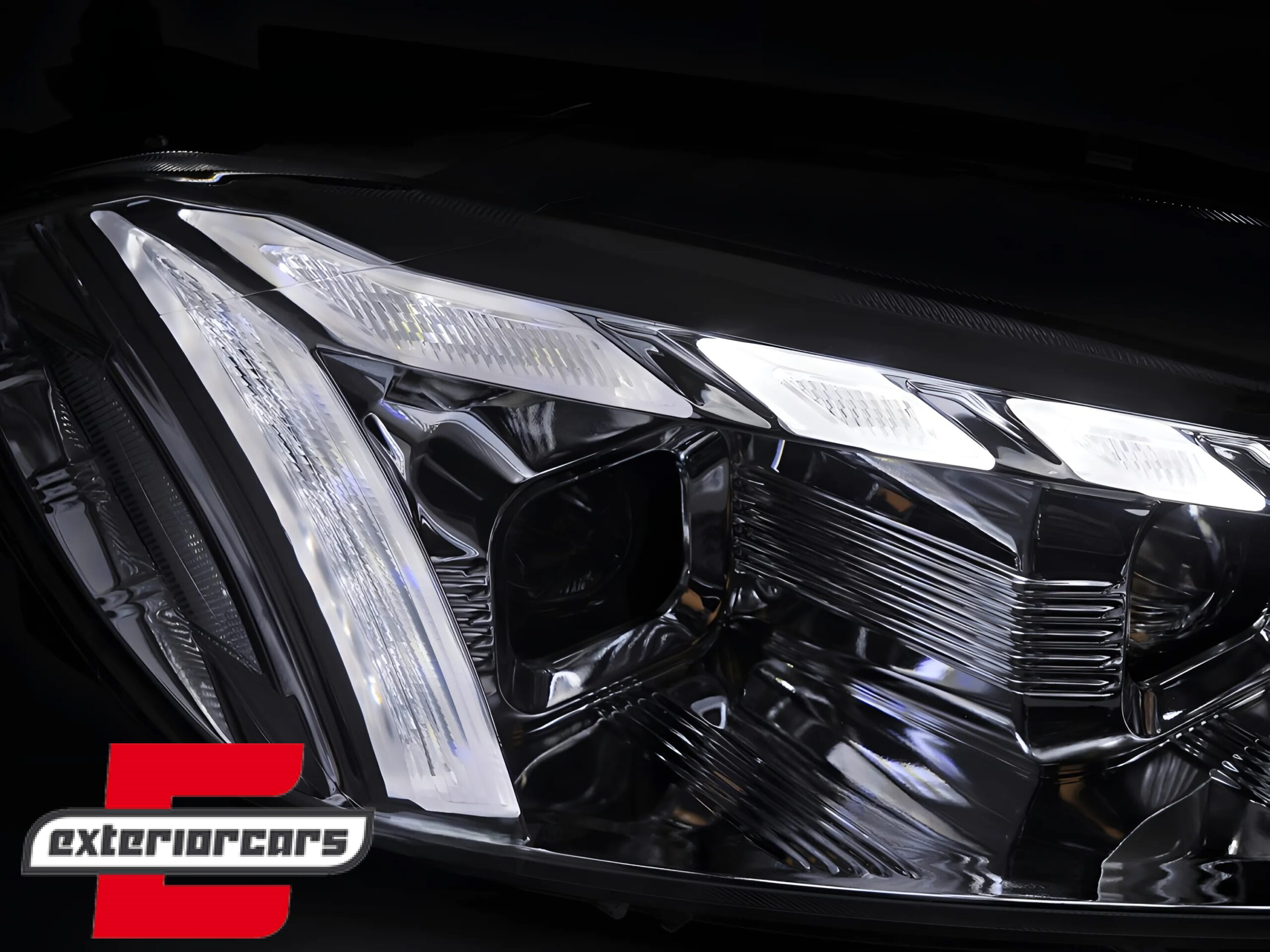 Full LED prednja svjetla LED DRL SEQ žmigavci (chrome) / VW Golf 7.5 Facelift (2017-2019) - Slika 6