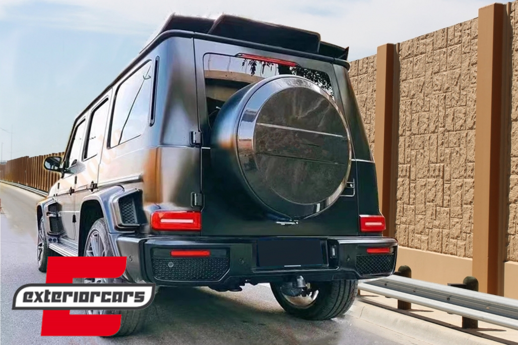 Poklopac rezervne gume (pravi carbon) / Mercedes G-klasa Facelift W463 (2018-2022) - Slika 6