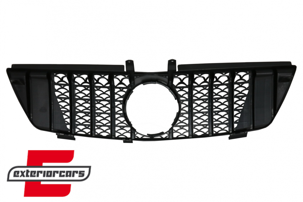 Prednja maska GT-R Panamericana dizajn (piano crna) / Mercedes ML W164 (2005-2008) - Slika 4