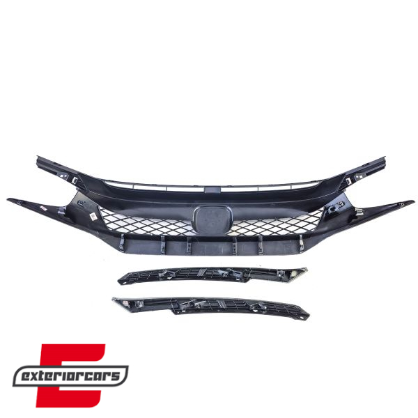 Prednja maska Type R dizajn (piano crna) / Honda Civic X (2016-2021) - Slika 6