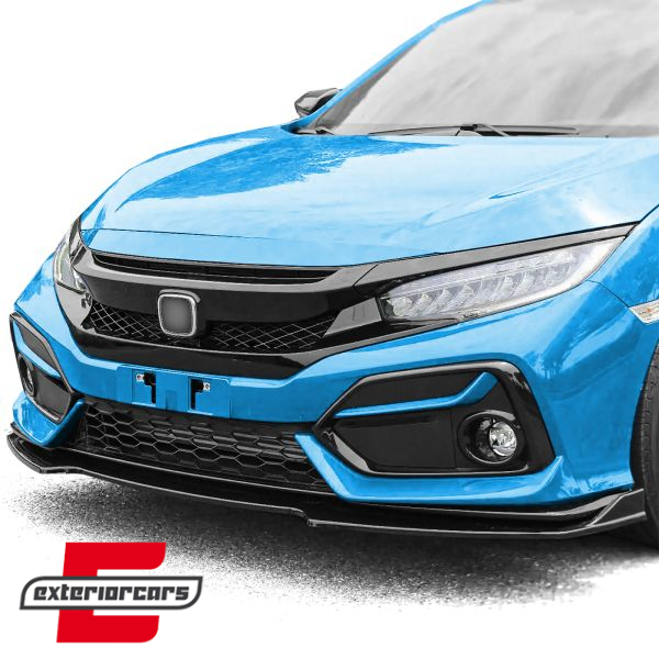 Prednja maska Type R dizajn (piano crna) / Honda Civic X (2016-2021) - Slika 7