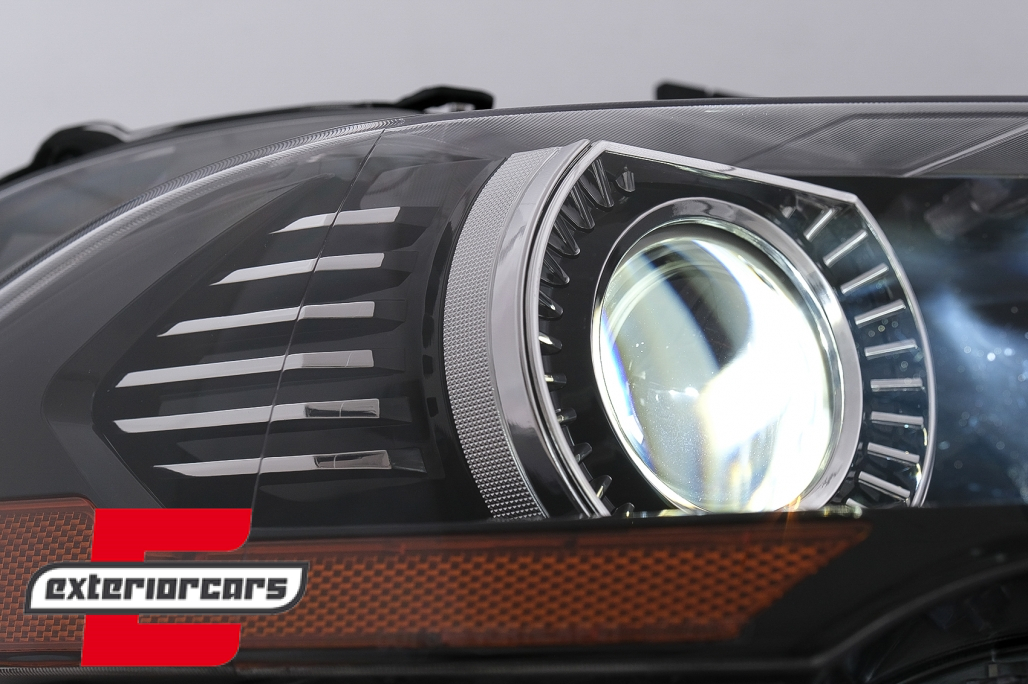 Full LED prednja svjetla RGB DRL SEQ žmigavci (crna) / Ford Mustang VI Facelift (2018-2022) - Slika 7
