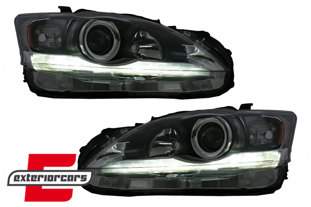 Prednji farovi LED DRL (crna) / Lexus CT ZWA10 (2010-2016)