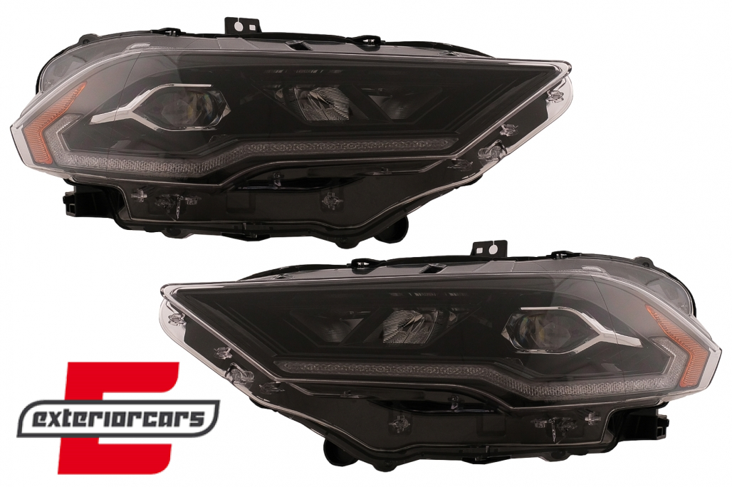 Full LED prednja svjetla SEQ žmigavci (crna) / Ford Mustang VI Facelift (2018-2023) - Slika 12