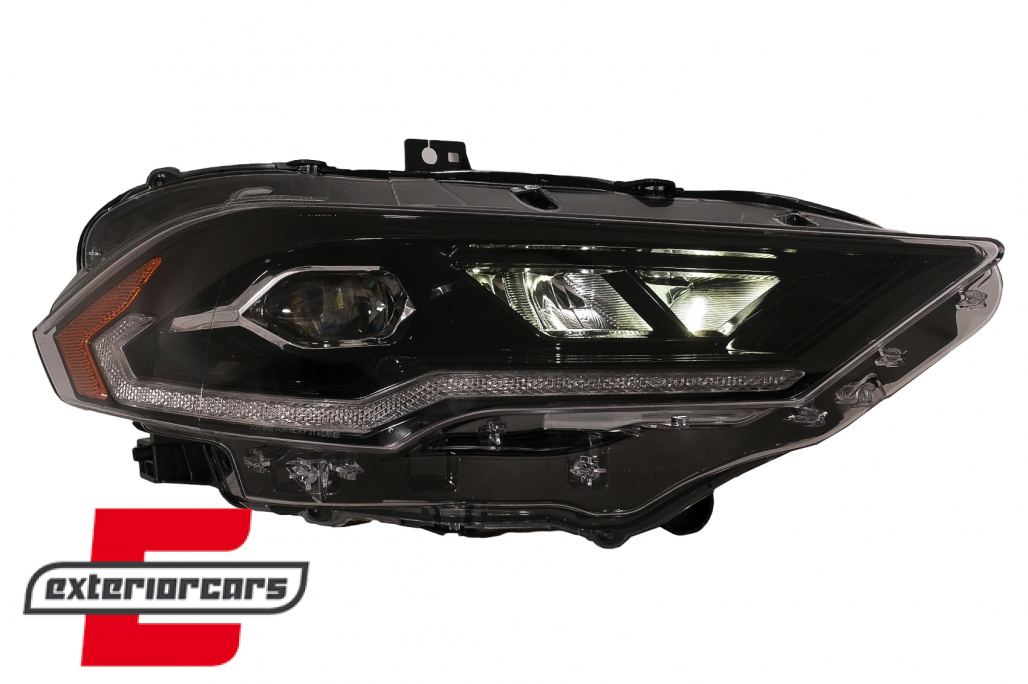 Full LED prednja svjetla SEQ žmigavci (crna) / Ford Mustang VI Facelift (2018-2023) - Slika 6