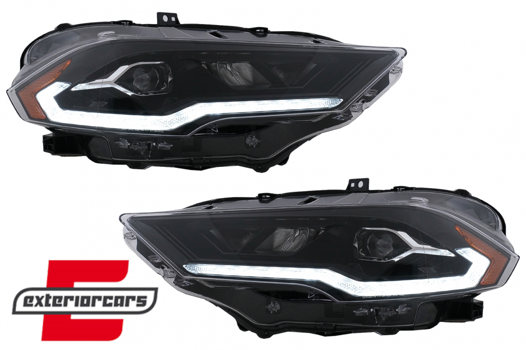 Full LED prednja svjetla SEQ žmigavci (crna) / Ford Mustang VI Facelift (2018-2023) - Slika 9