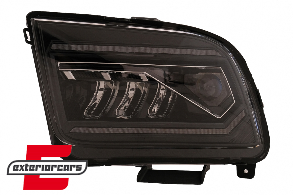 Full LED prednji farovi SEQ žmigavci (crna) / Ford Mustang V (2004-2009) - Slika 12