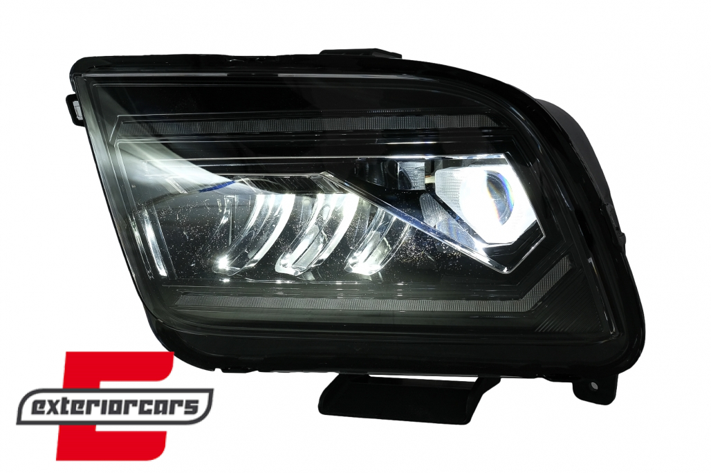 Full LED prednji farovi SEQ žmigavci (crna) / Ford Mustang V (2004-2009) - Slika 9