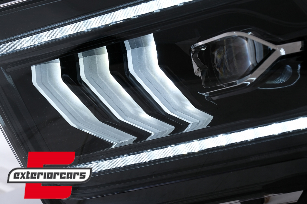 Full LED prednja svjetla SEQ žmigavci (crna) / Ford Mustang V (2004-2009) - Slika 7