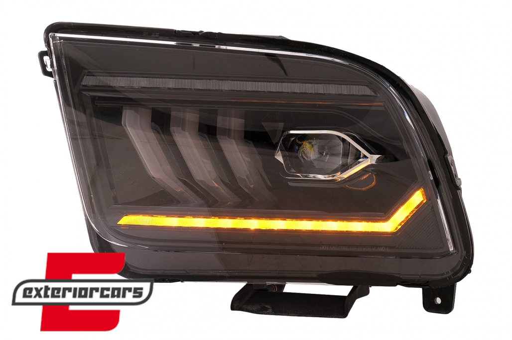 Full LED prednja svjetla SEQ žmigavci (crna) / Ford Mustang V (2004-2009) - Slika 8