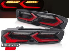 Full LED stražnja svjetla SEQ žmigavci (crvena/crna) / Chevrolet Camaro (2019-2024)