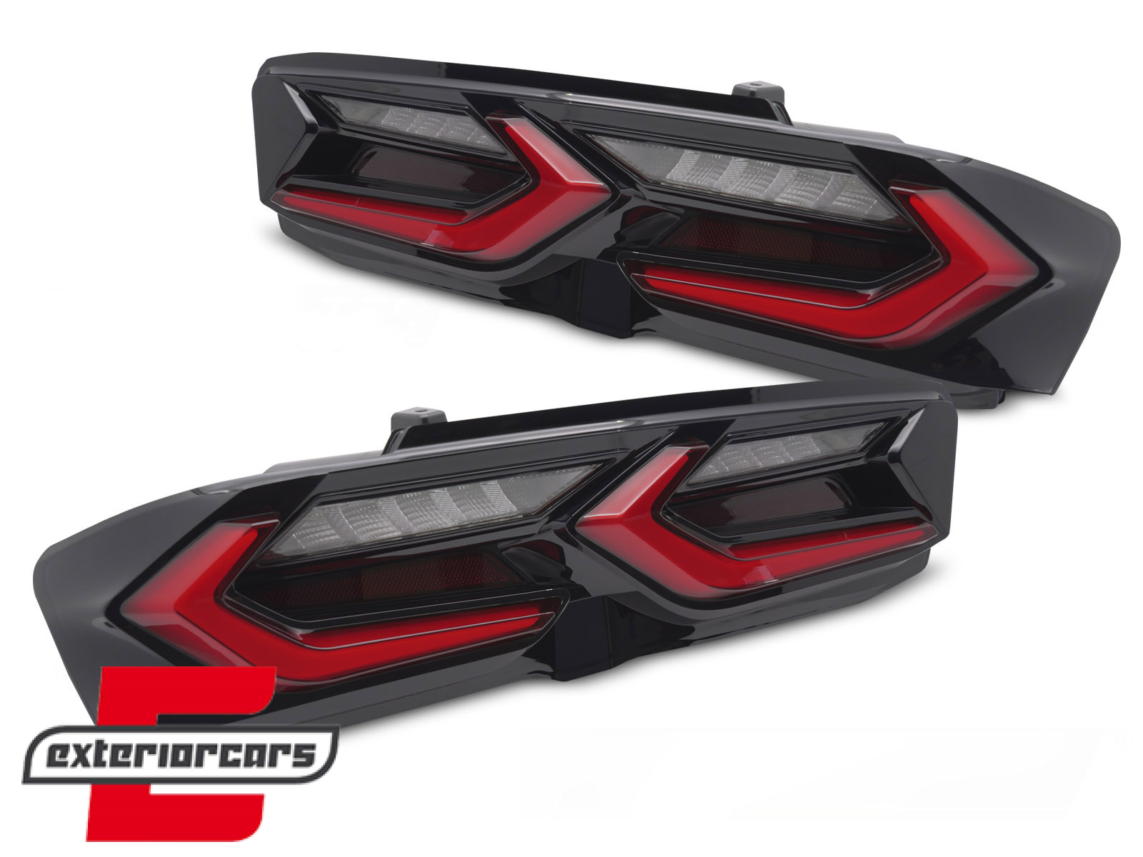 Full LED stražnja svjetla SEQ žmigavci (crvena/crna) / Chevrolet Camaro (2019-2024) - Slika 2