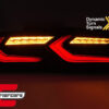 Full LED stražnja svjetla SEQ žmigavci (crvena/crna) / Chevrolet Camaro (2019-2024) - Slika 5