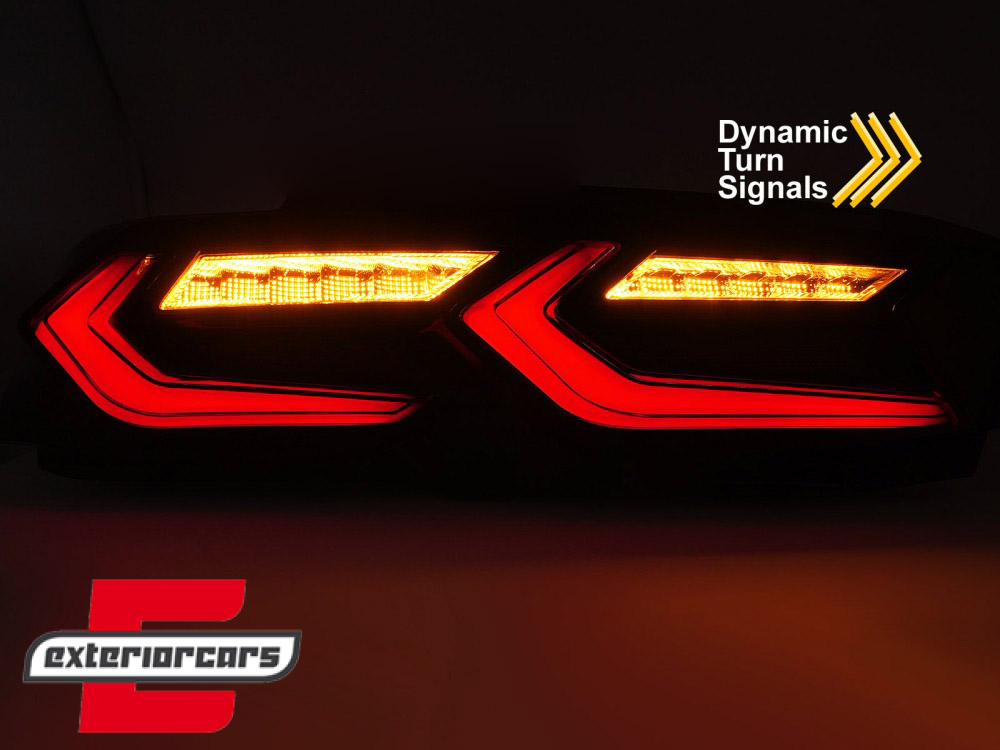 Full LED stražnja svjetla SEQ žmigavci (crvena/crna) / Chevrolet Camaro (2019-2024) - Slika 5