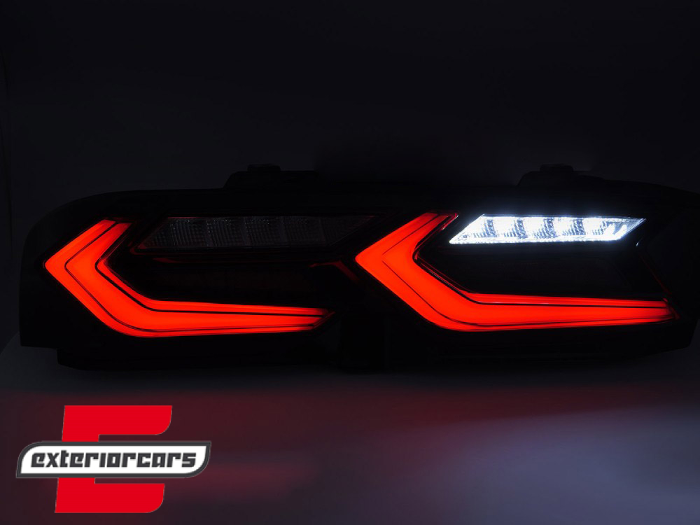 Full LED stražnja svjetla SEQ žmigavci (crvena/crna) / Chevrolet Camaro (2019-2024) - Slika 6