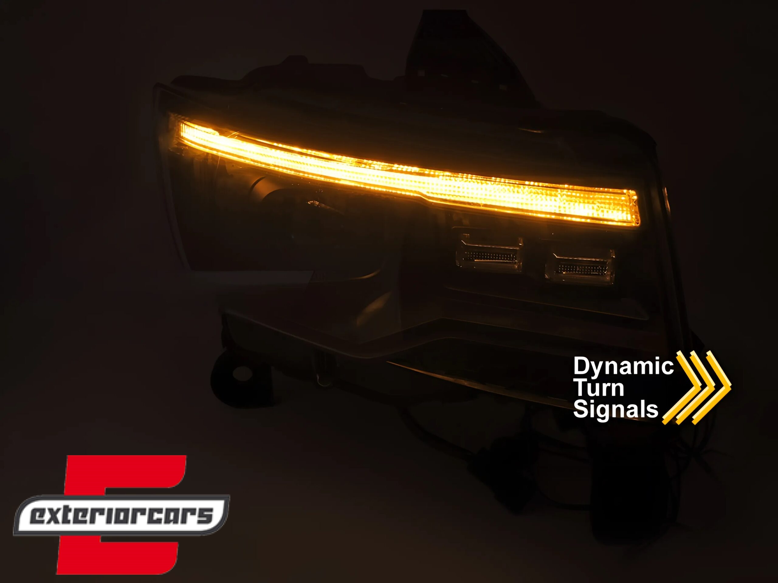 Prednja svjetla LED DRL SEQ žmigavci TubeLight dizajn XENON (crna) / Jeep Grand Cherokee WK2 Facelift (2014-2021) - Slika 4