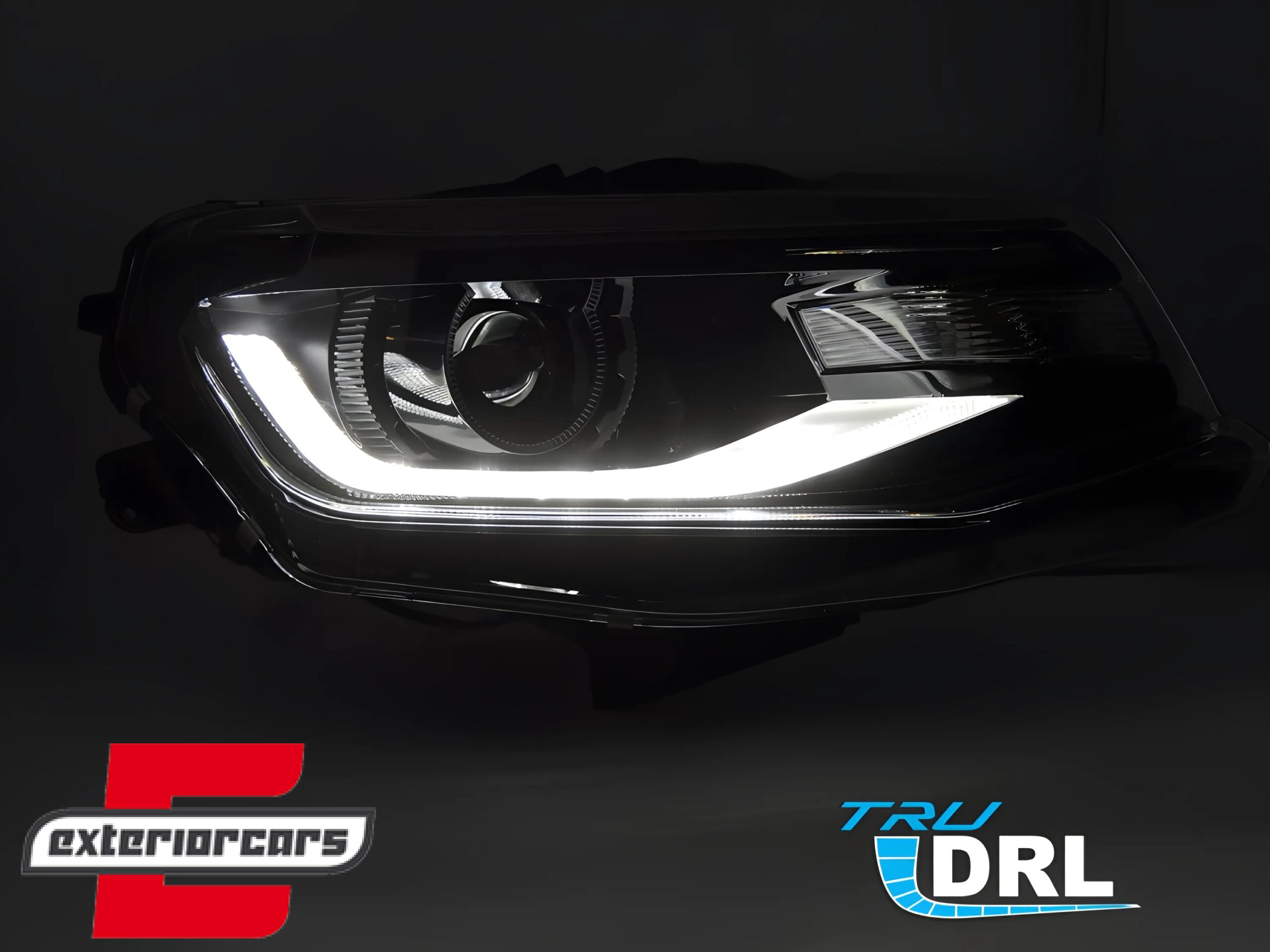 Prednja svjetla LED DRL (crna) / Chevrolet Camaro (2016-2018) - Slika 3