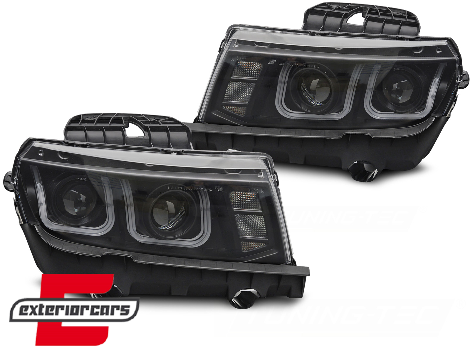 Prednja svjetla LED DRL (crna) / CHEVROLET CAMARO (2014-2015) - Slika 2