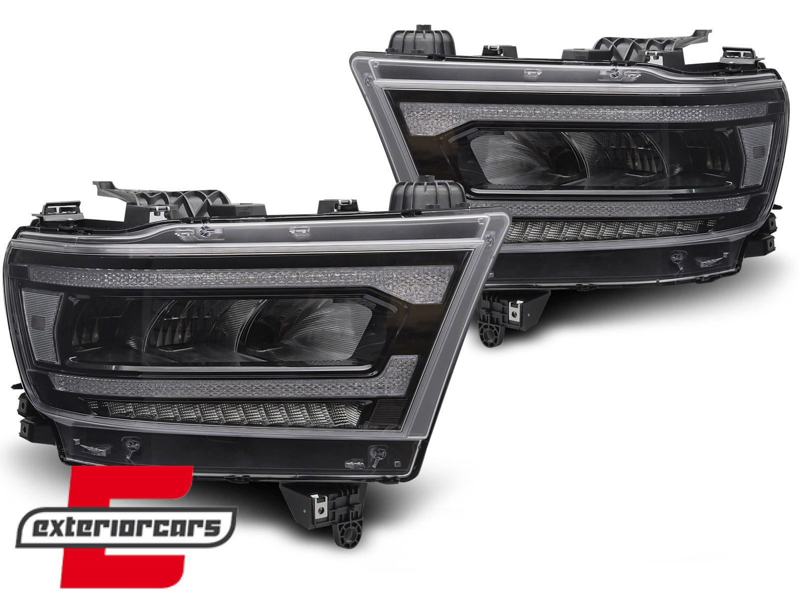 Full LED prednja svjetla SEQ žmigavci / DODGE RAM (2019-2022) - Slika 2