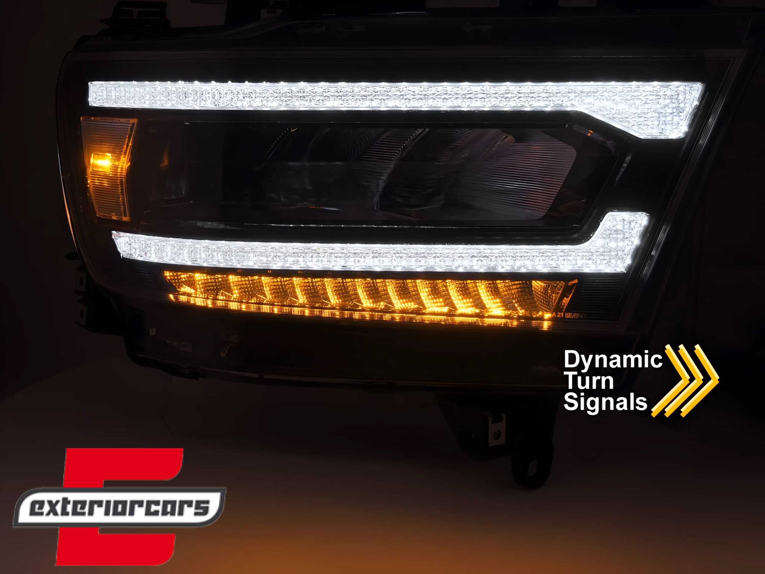 Full LED prednja svjetla SEQ žmigavci / DODGE RAM (2019-2022) - Slika 4
