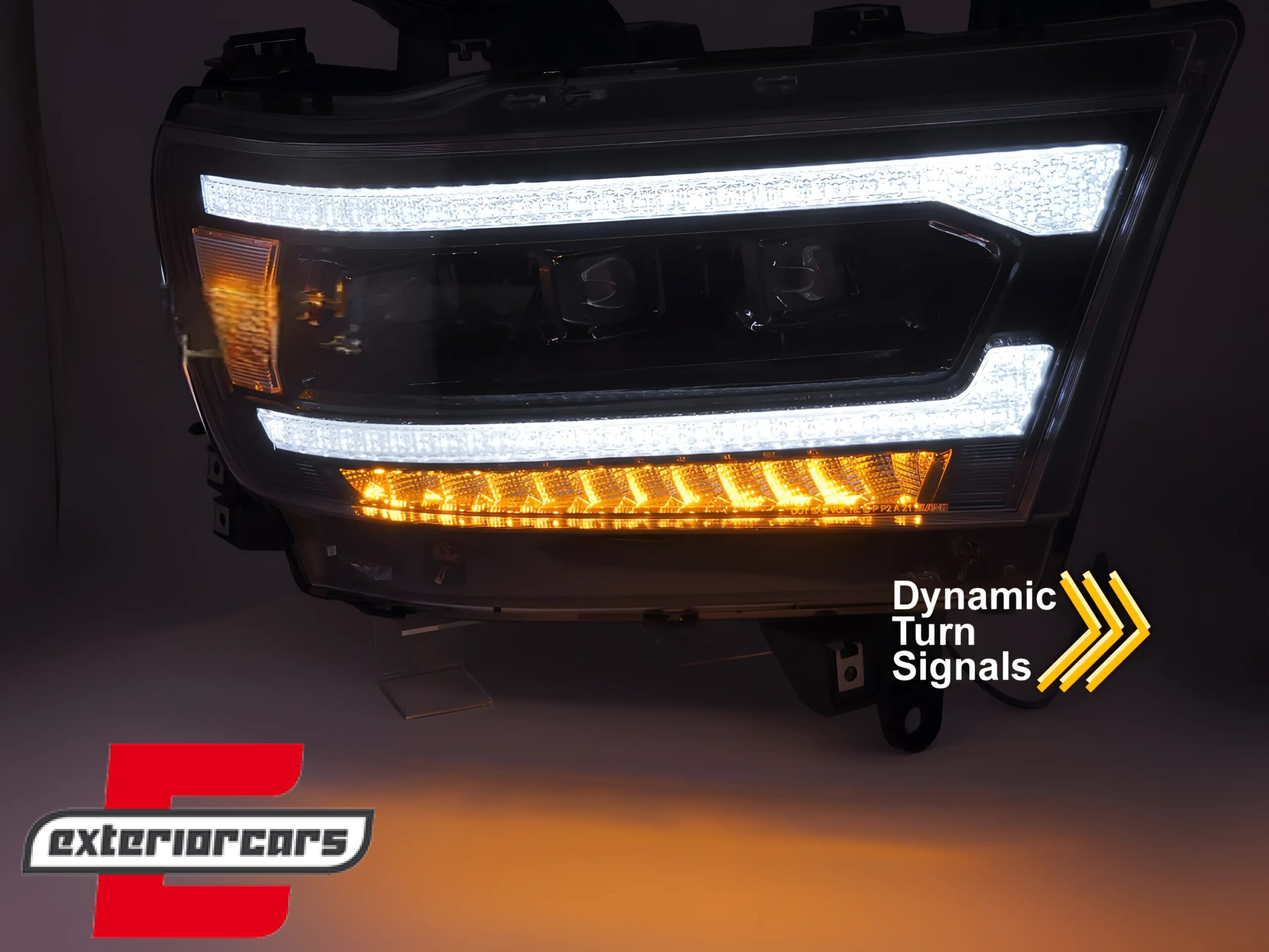 Full LED prednja svjetla SEQ žmigavci / DODGE RAM (2019-2022) - Slika 4