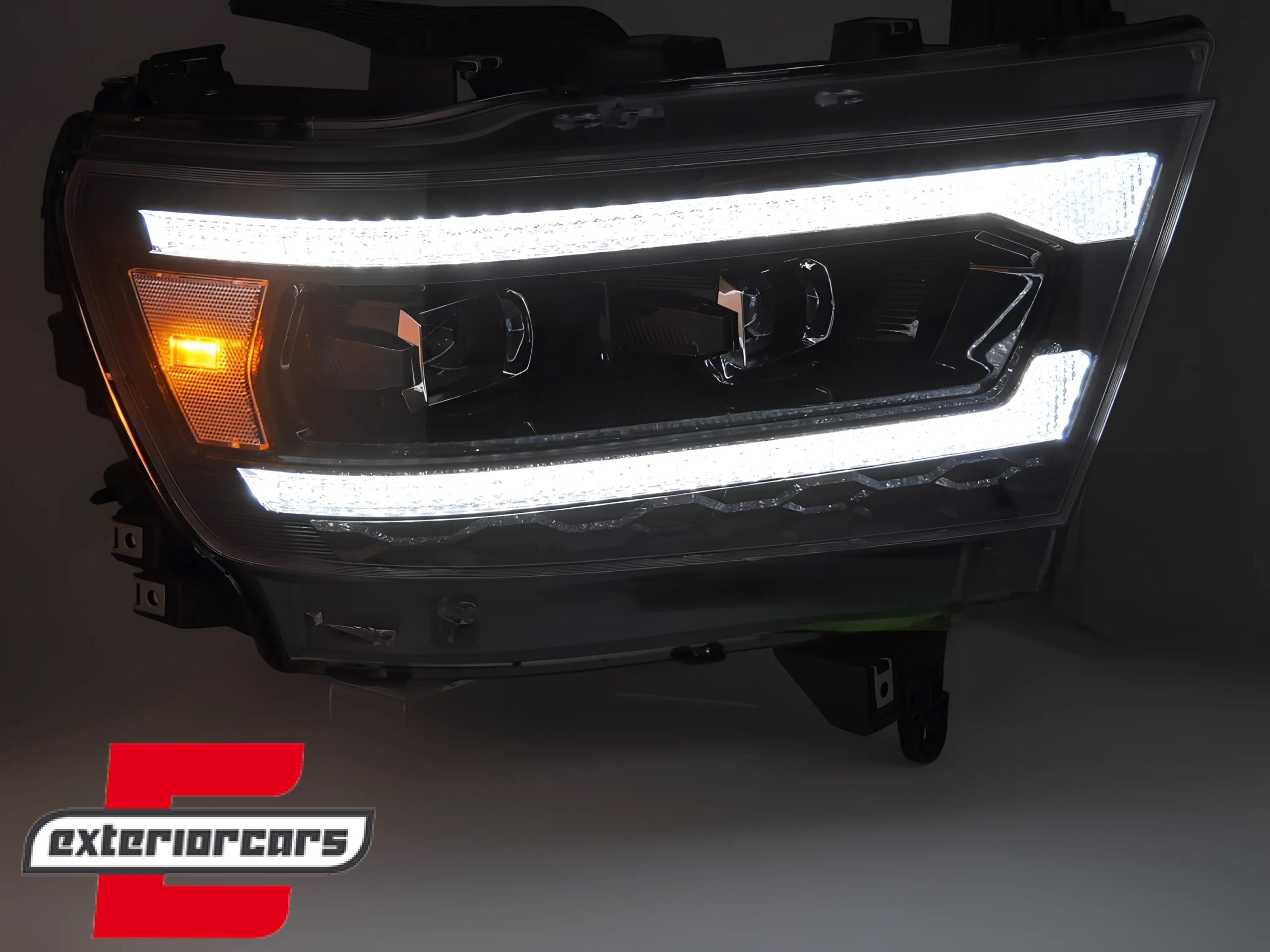 Full LED prednja svjetla SEQ žmigavci / DODGE RAM (2019-2022) - Slika 3