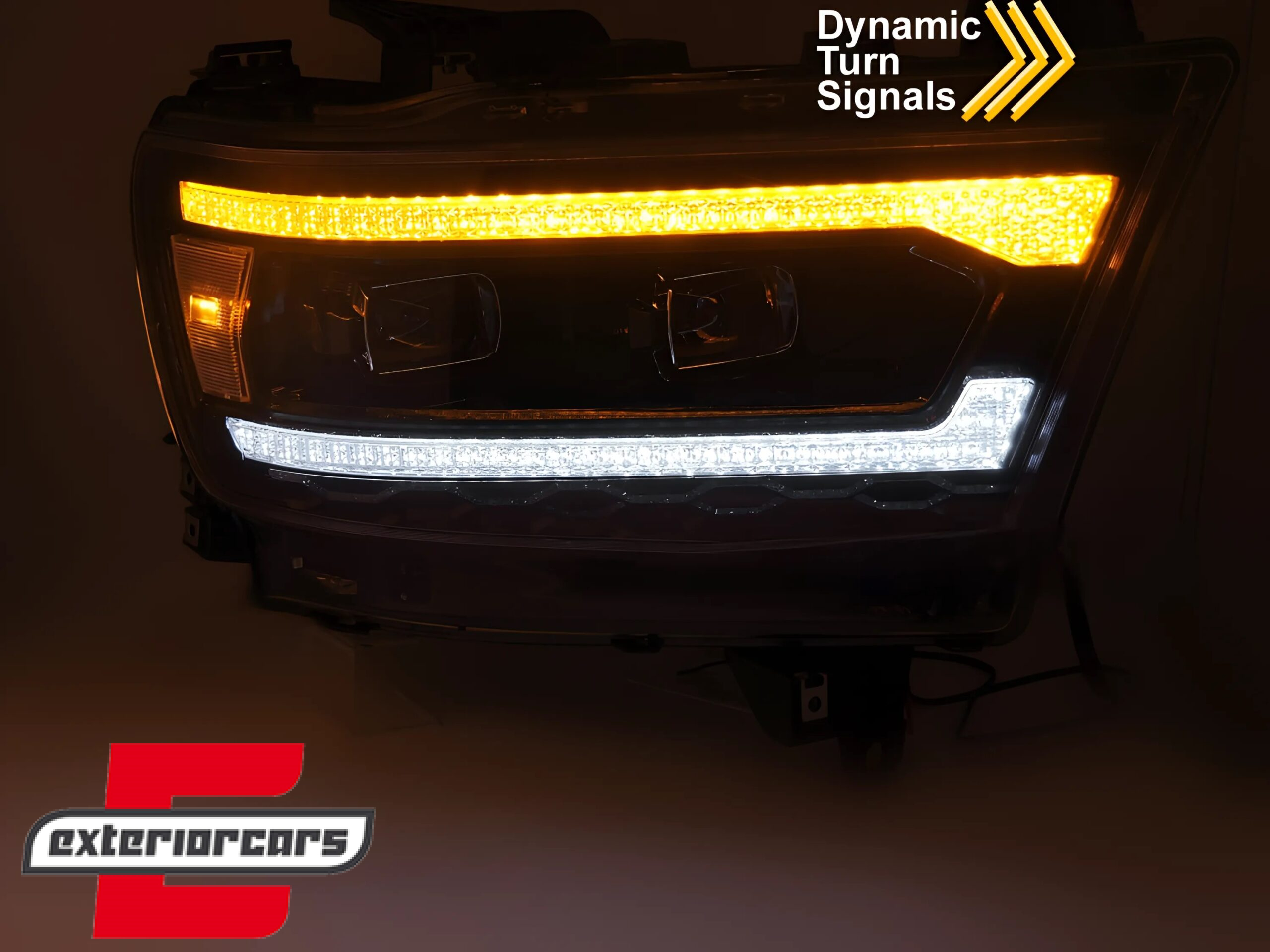 Full LED prednja svjetla SEQ žmigavci / DODGE RAM (2019-2022) - Slika 4