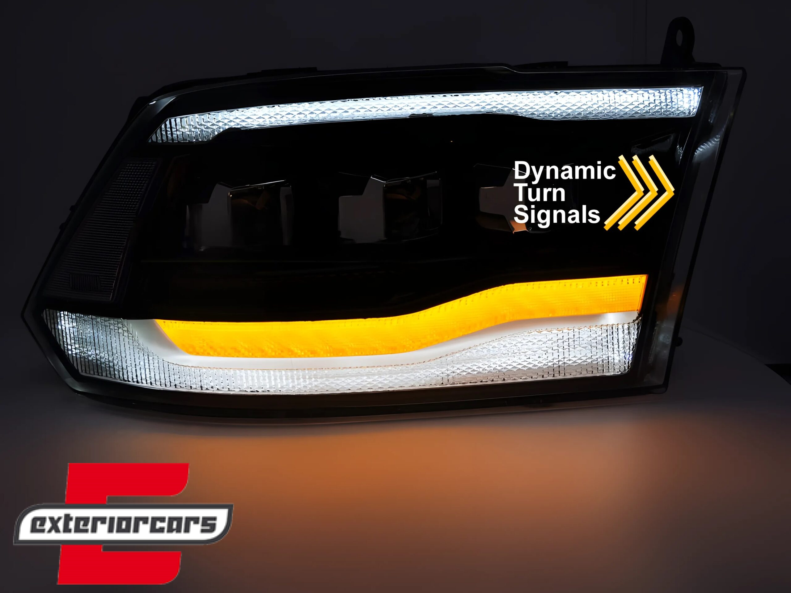 Full LED prednja svjetla SEQ žmigavci / DODGE RAM (2009-2018) - Slika 4