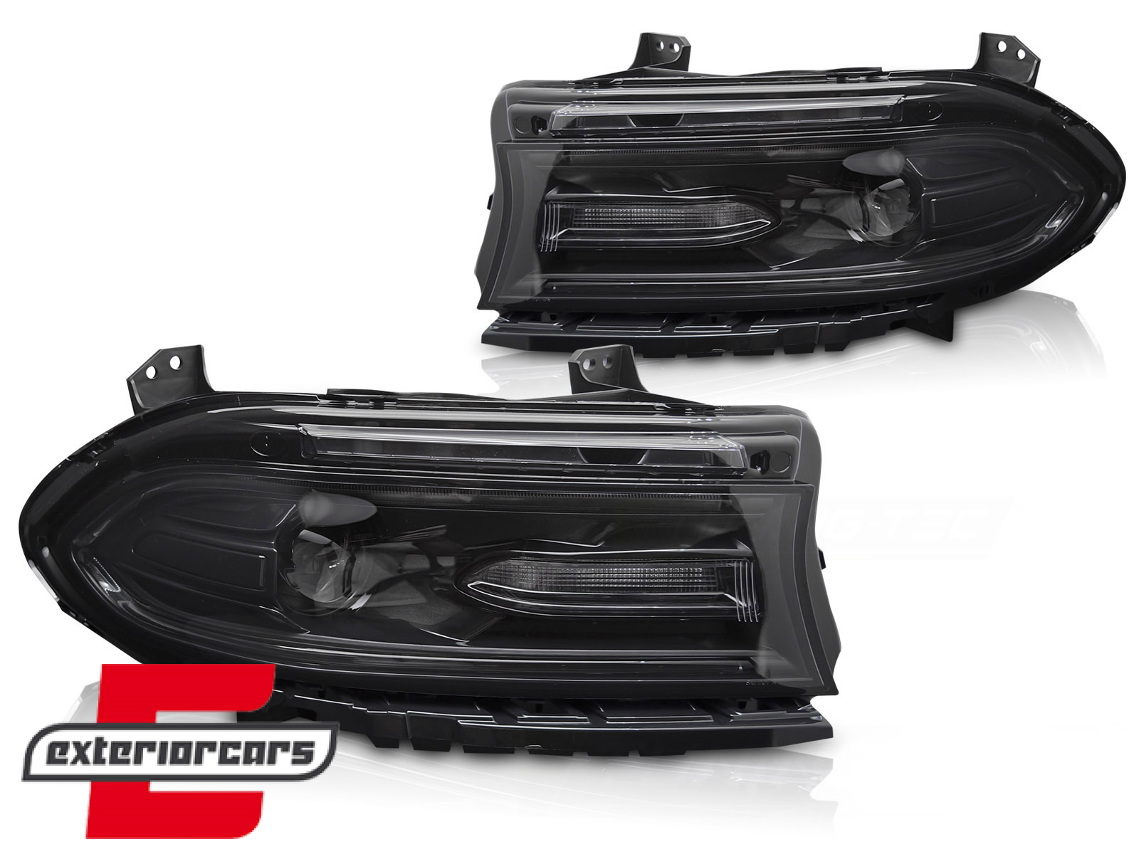 Prednja svjetla LED TruDRL (crna) / Dodge Charger (2014-2023) - Slika 2
