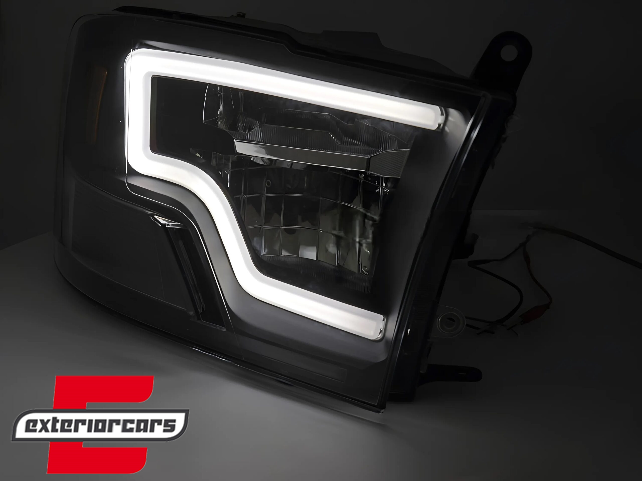 LED prednja svjetla TubeLight dizajn (crna) / DODGE RAM (2009-2018) - Slika 3