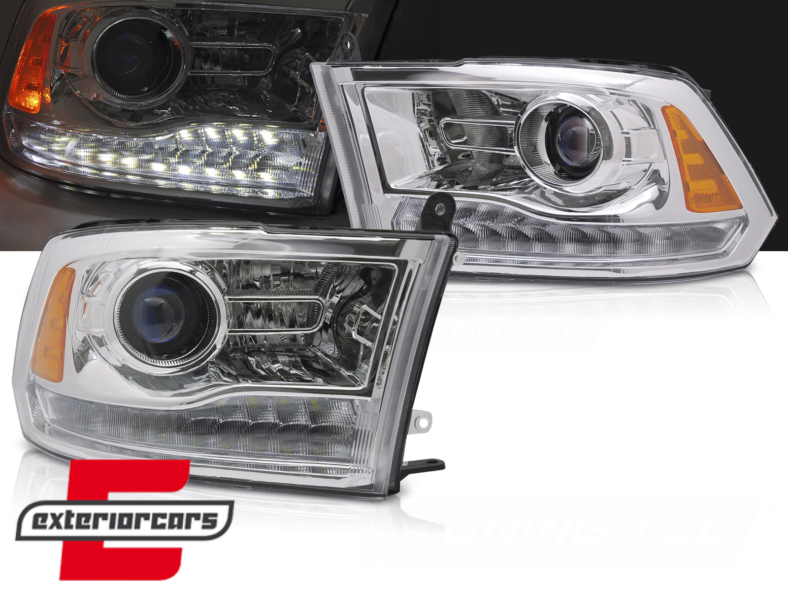 Prednja svjetla LED žmigavci (chrome) / DODGE RAM (2009-2018)
