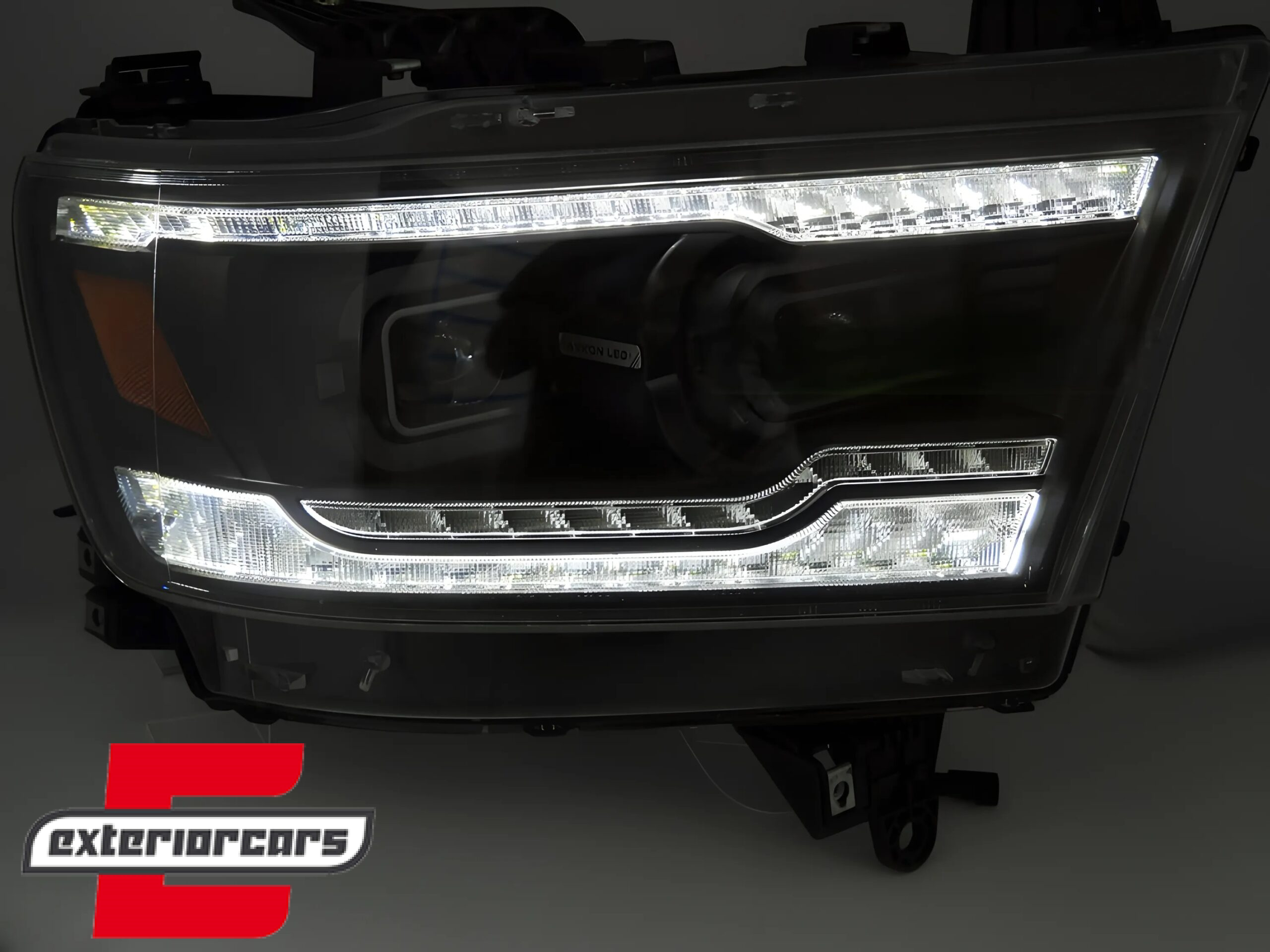 Full LED prednja svjetla SEQ žmigavci (crna) / DODGE RAM (2019-2022) - Slika 3