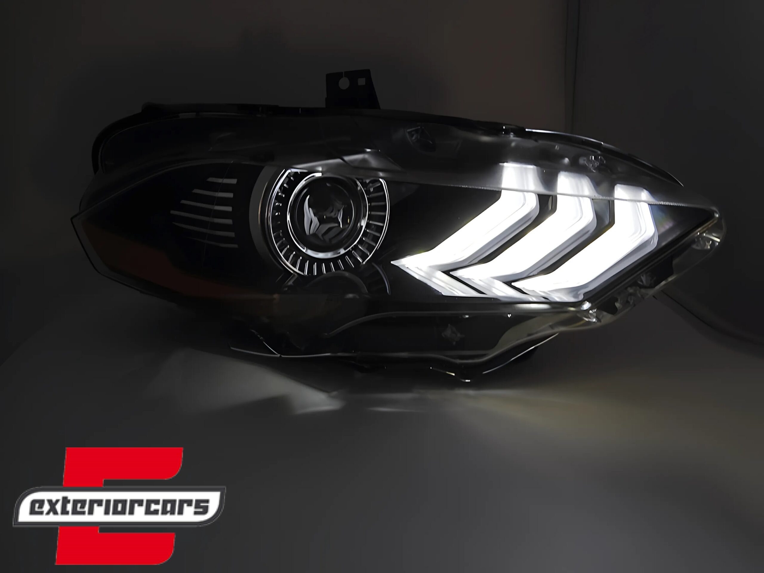 Full LED prednja svjetla (crna) / Ford Mustang VI Facelift (2018-2022) - Slika 3