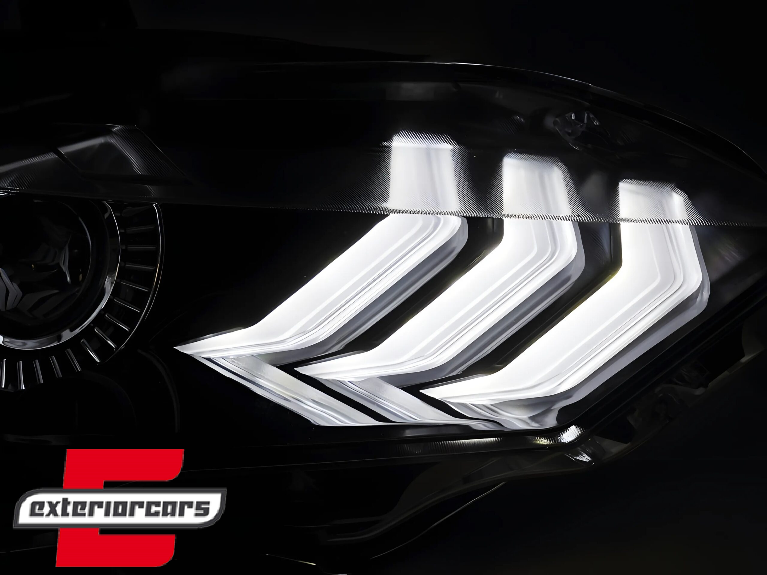 Full LED prednja svjetla (crna) / Ford Mustang VI Facelift (2018-2022) - Slika 4