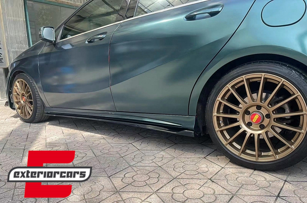 Nastavci pragova (piano crna) / Mercedes A-klasa W176 Sport Line A45 Hatchback (2012-2018) - Slika 10