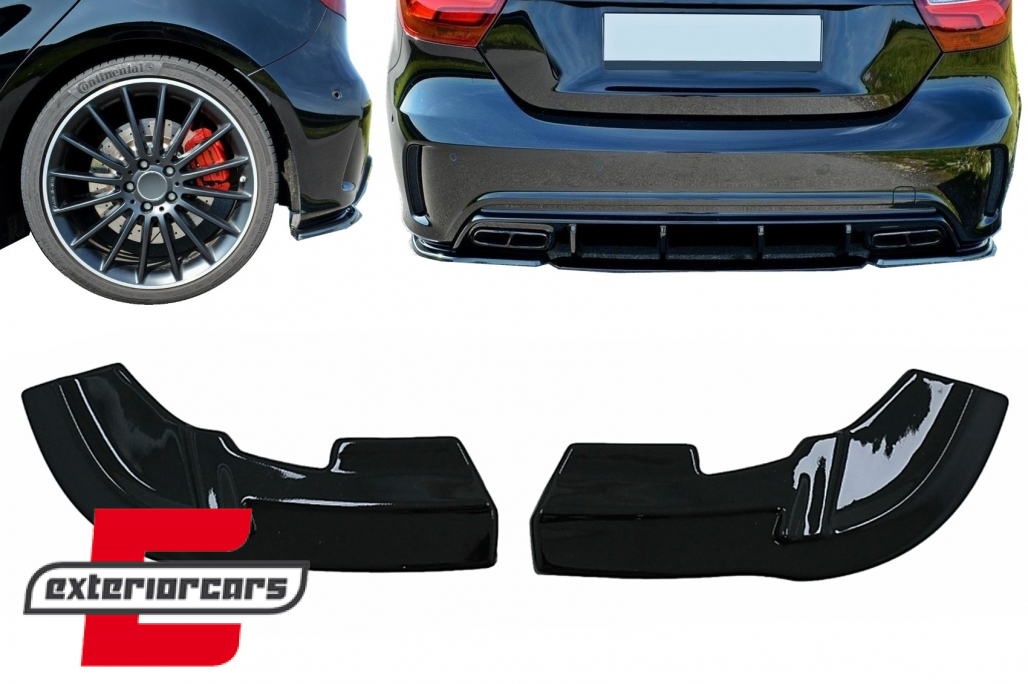 Splitteri stražnjeg branika (piano crna) / Mercedes A-klasa W176 Sport Line A45 Hatchback (2012-2018)