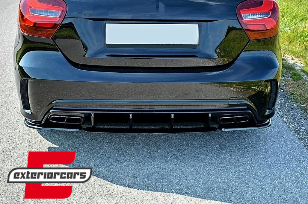 Splitter difuzora zraka (piano crna) / Mercedes A-klasa W176 A45 Hatchback (2015-2018) - Slika 5
