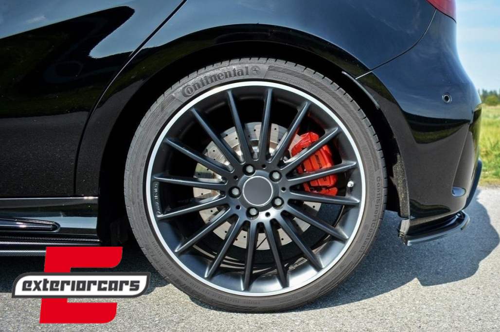 Splitteri stražnjeg branika (piano crna) / Mercedes A-klasa W176 Sport Line A45 Hatchback (2012-2018) - Slika 6