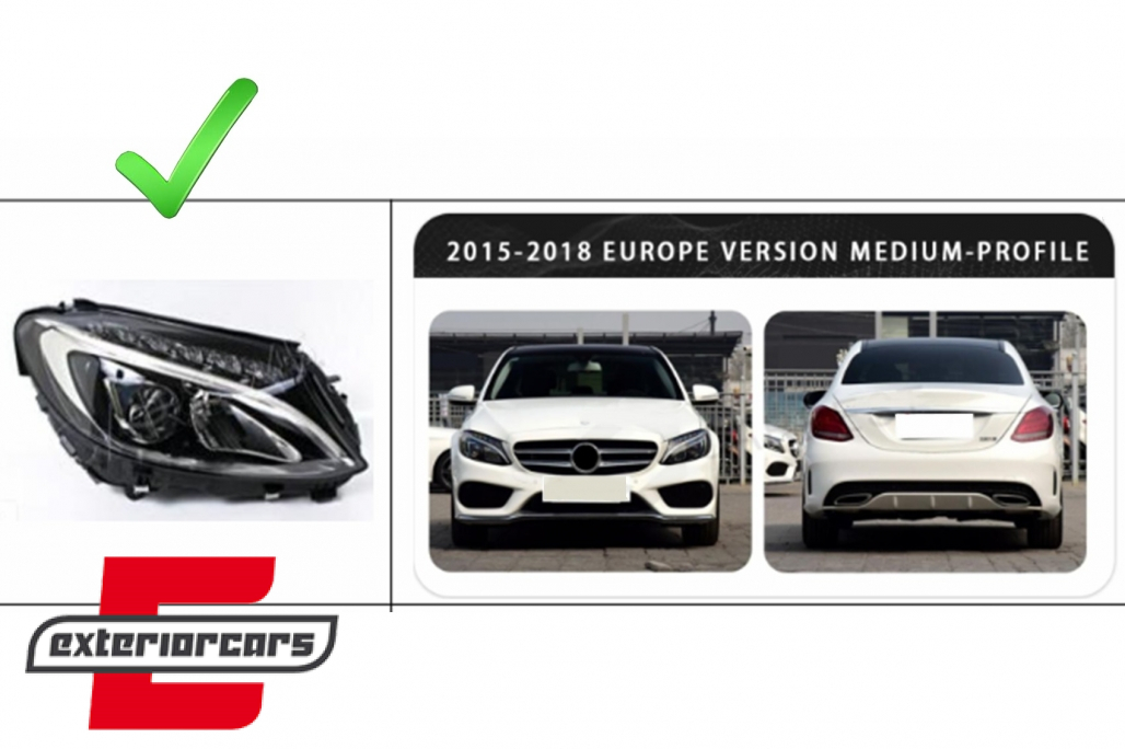 Bodykit za nadogradnju u C klasa W206 C63 AMG dizajn / Mercedes C-klasa W205 (2014-2018) - Slika 35