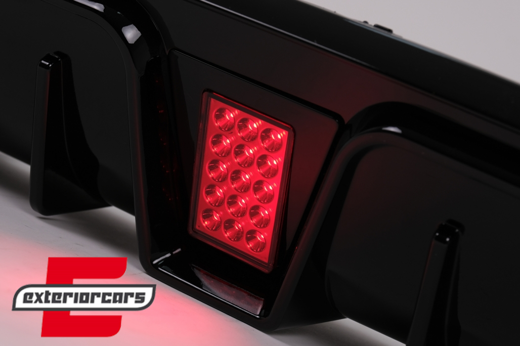 Difuzor zraka & nastavci auspuha B-dizajn (piano crna) / Mercedes C-klasa W205 S205 (2014-2020) - Slika 8