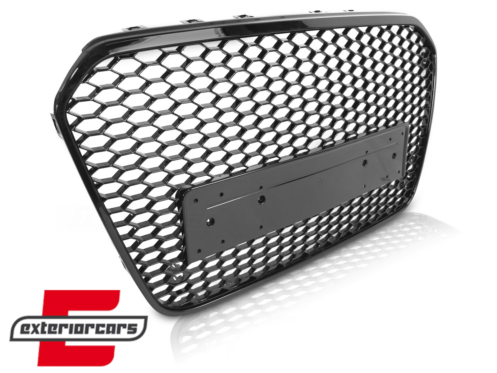 Prednja maska RS6 dizajn (piano crna) / Audi A6 C7 4G (2011-2014)