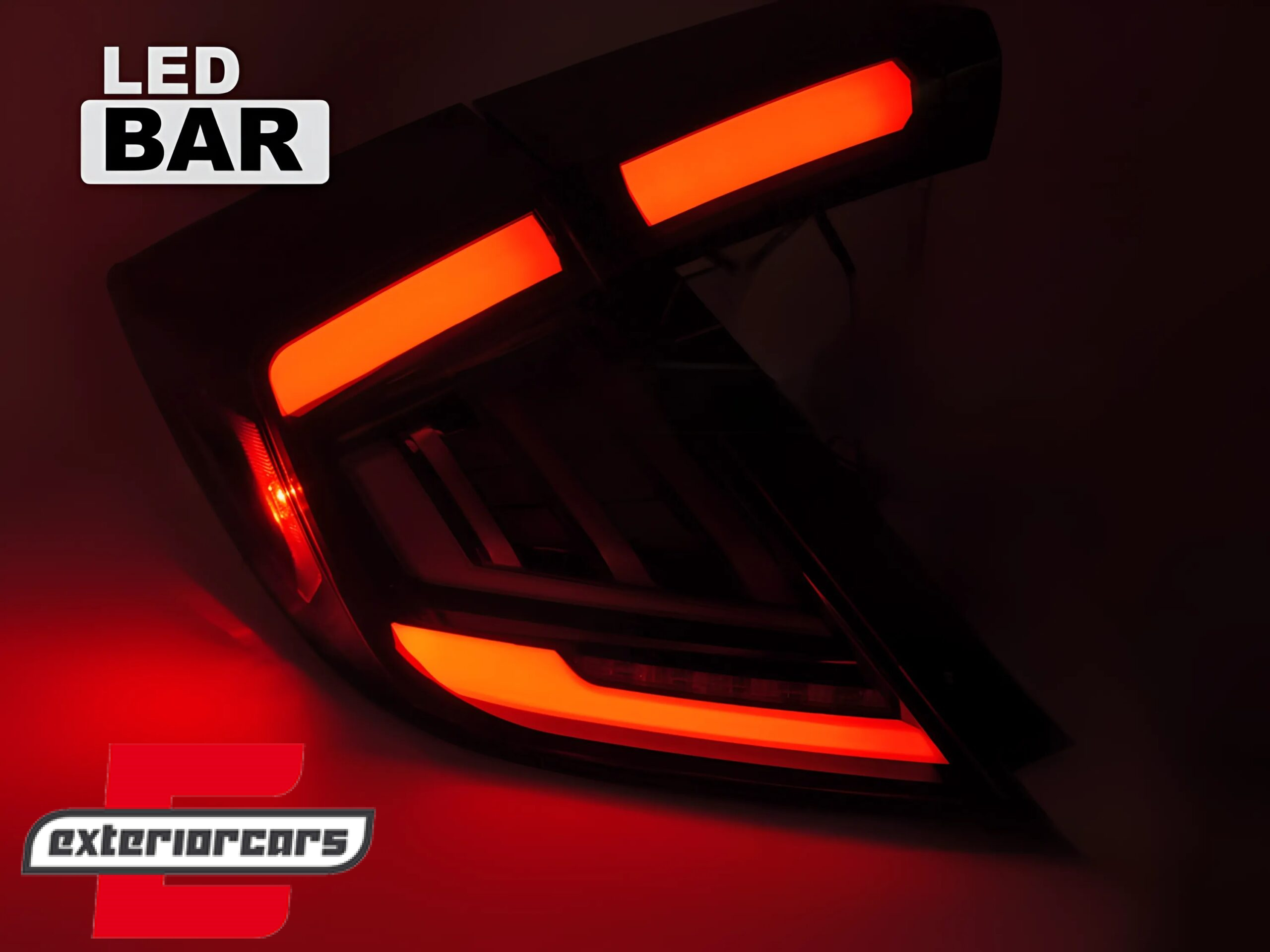 Full LED stražnja svjetla SEQ žmigavci (smoke) / Honda Civic Mk10 (2016-2021) Hatchback - Slika 3