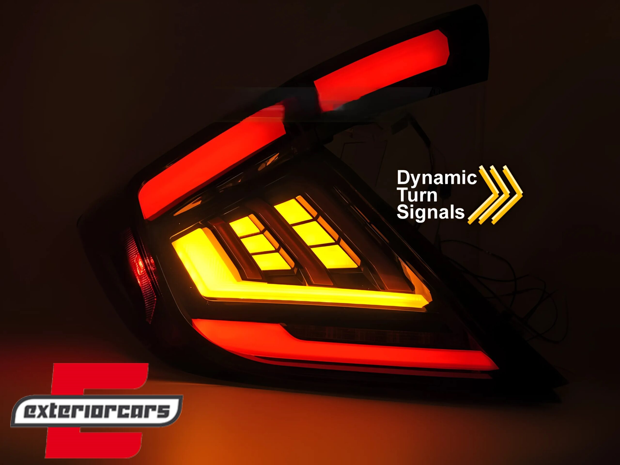 Full LED stražnja svjetla SEQ žmigavci (smoke) / Honda Civic Mk10 (2016-2021) Hatchback - Slika 5